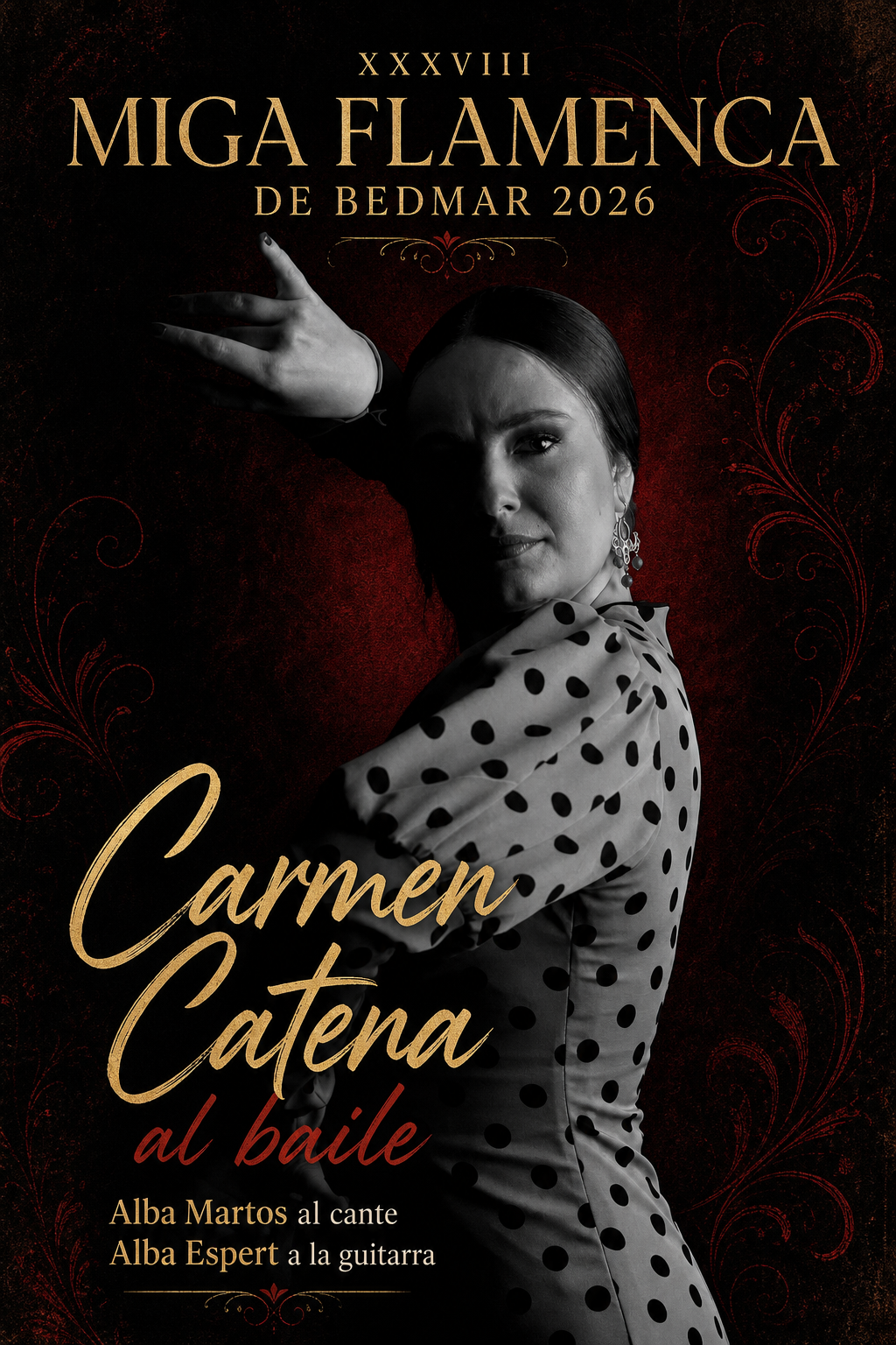 Cartel de la 38ª edición de La Miga Flamenca de Bedmar