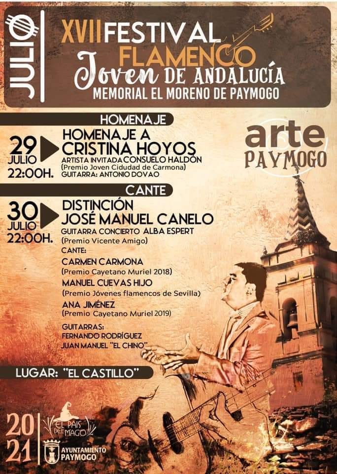 Cartel o imagen de XVII Festival Flamenco Joven de Andalucia - Memorial El Moreno de Paymogo
