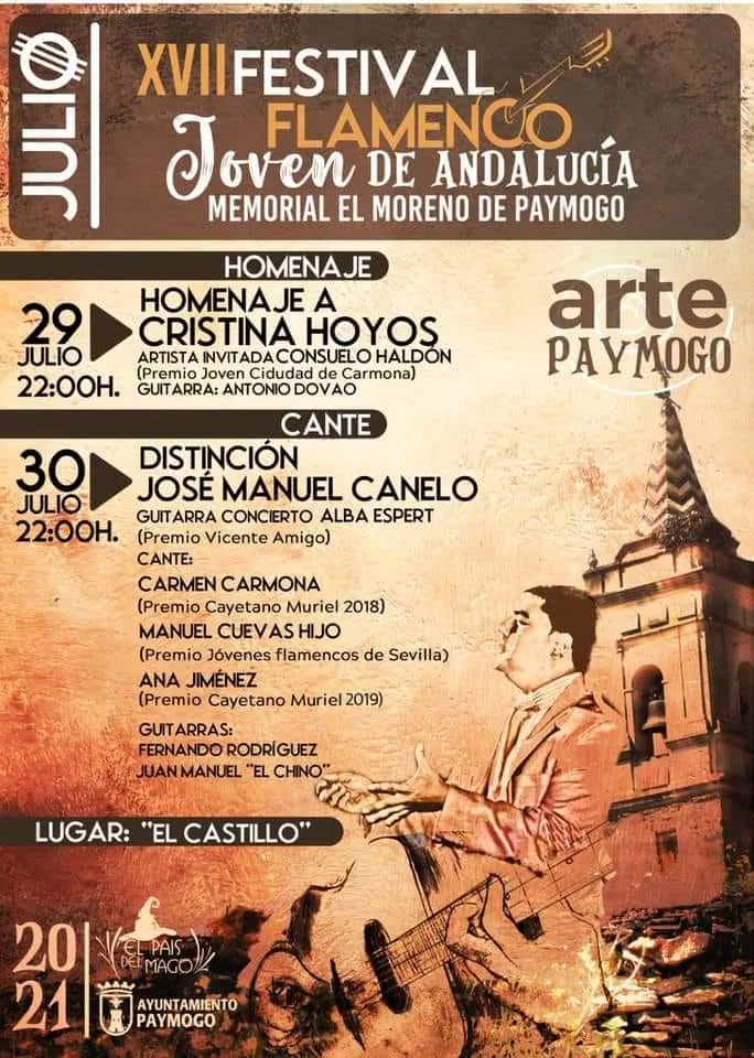 Cartel o imagen de XVII Festival Flamenco Joven de Andalucia - Memorial El Moreno de Paymogo