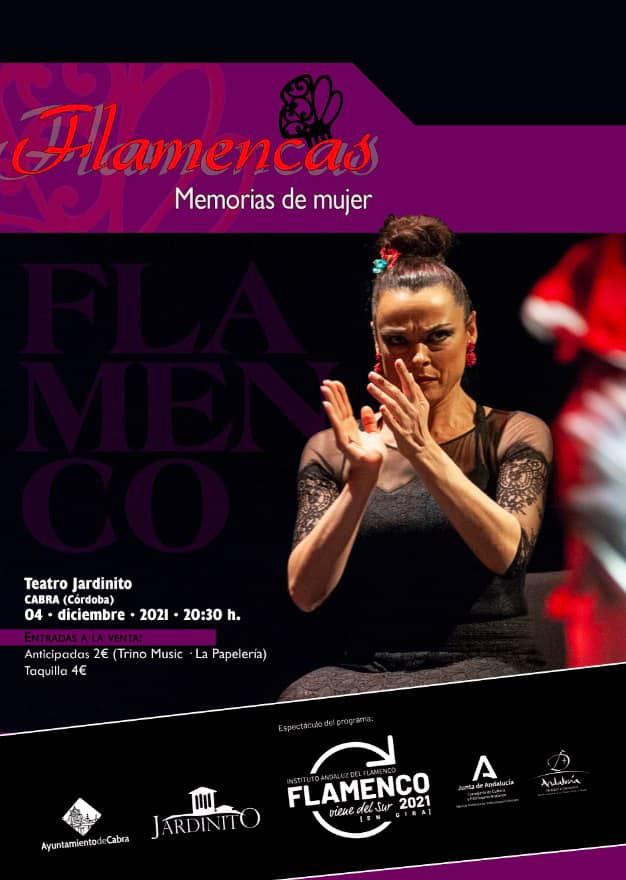 Cartel o imagen de “Flamencas, memorias de mujer”, enmarcado en la Gira “Flamenco viene del Sur”