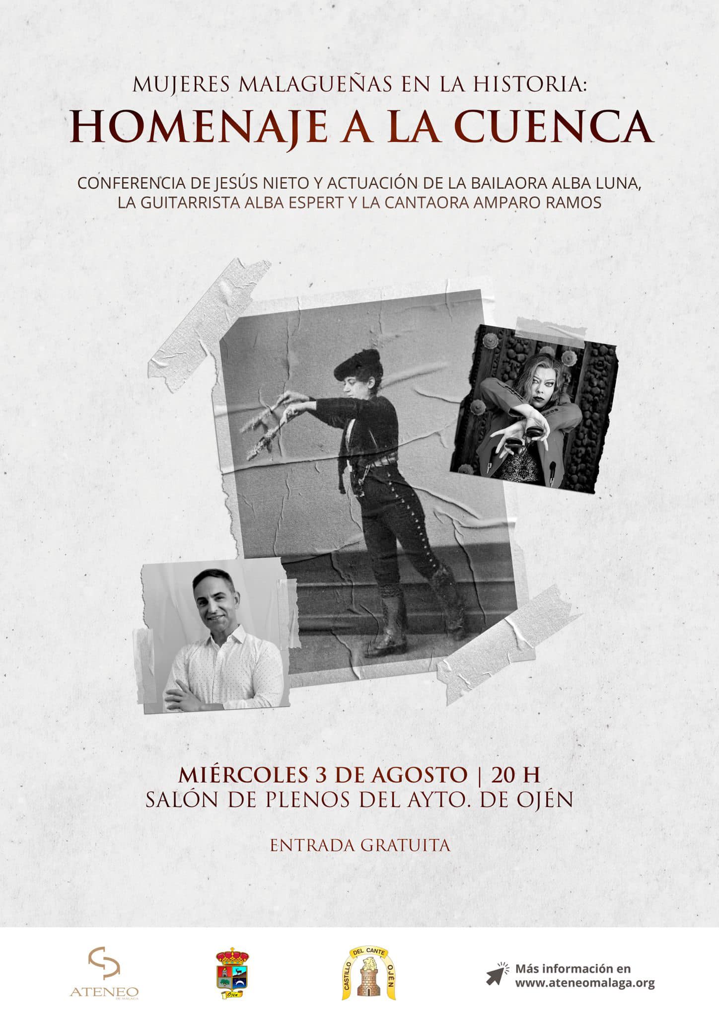 Cartel o imagen de Mujeres Malagueñas en la Historia: Homenaje a La Cuenca