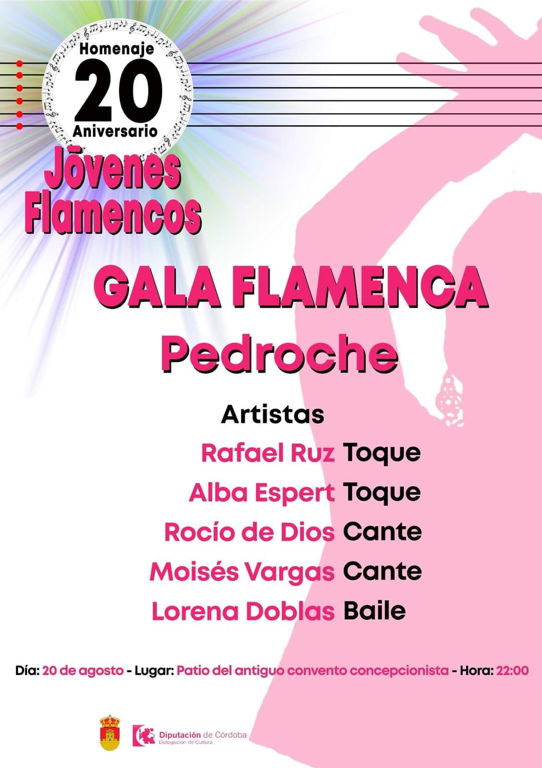 Cartel o imagen de Gala Flamenca Homenaje 20º Aniversario del certamen de Jóvenes Flamencos