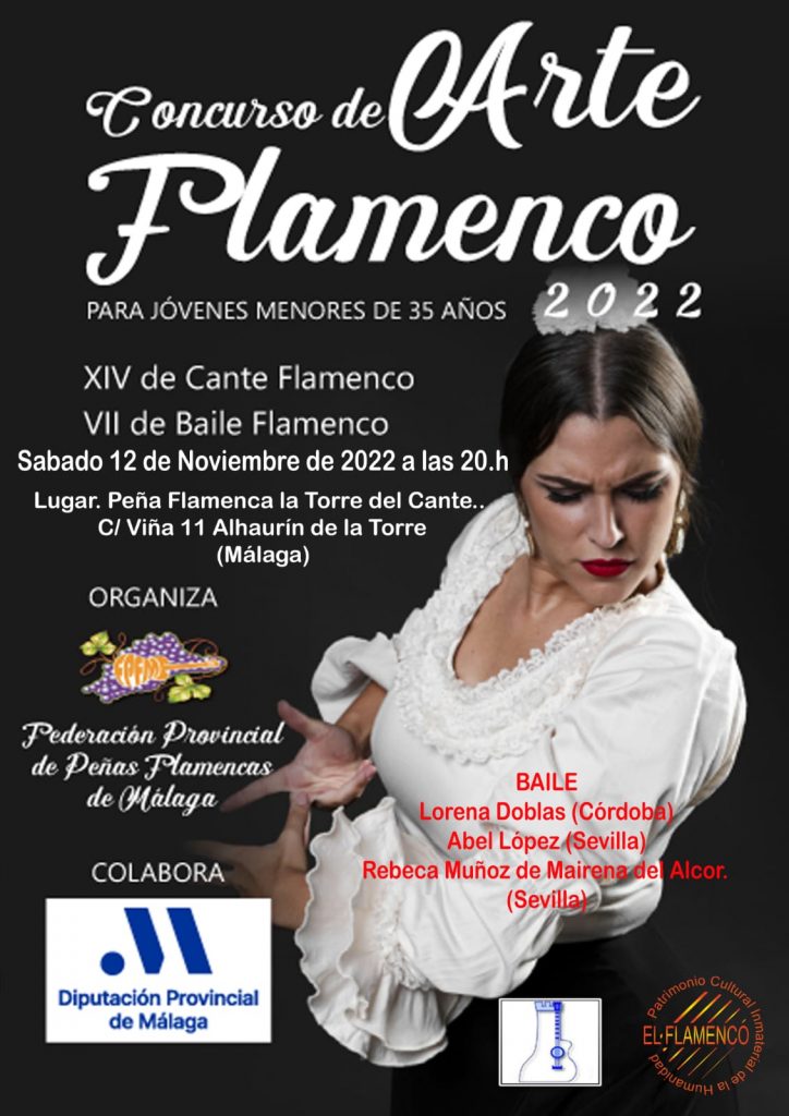 Cartel o imagen de Concurso de Arte Flamenco: Lorena Doblas al baile, Gema Cumplido Ramirez al cante, Alba Espert a la guitarra y Manuel Jesus Perez Marquez y Marta Mateos a las palmas