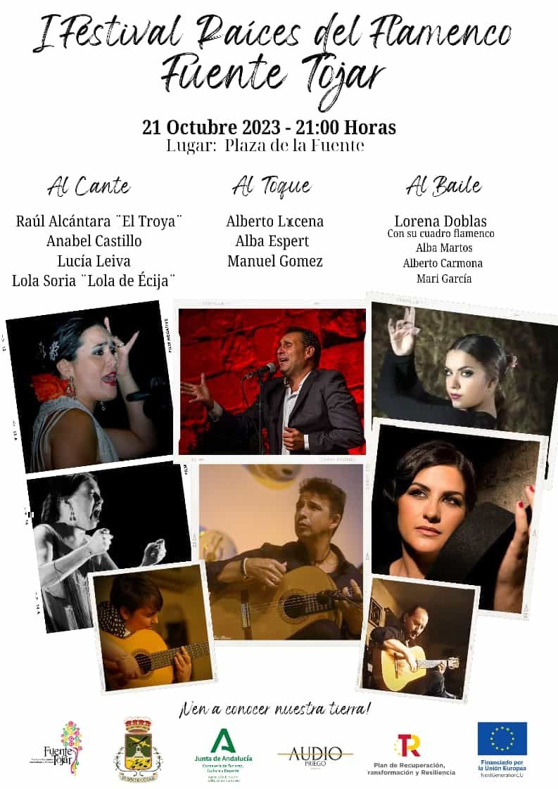 Cartel o imagen de I Festival Raíces del Flamenco · Acompañando el baile de Lorena Doblas
