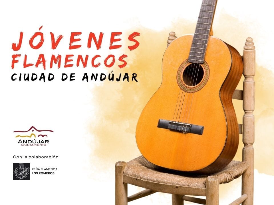Cartel o imagen de Jóvenes Flamencos, Ciudad de Andújar · Acompañando el baile de Carmen Catena y el cante de Alba Martos