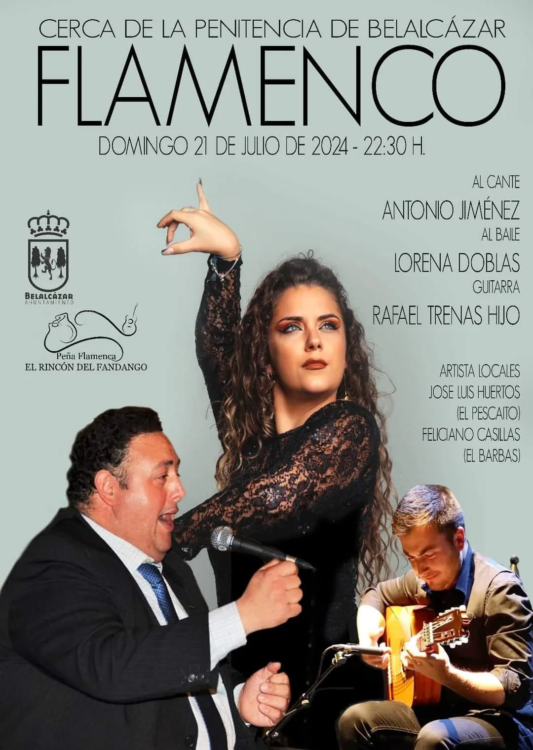Cartel o imagen de Recital Flamenco · Acompañando el baile de Lorena Doblas