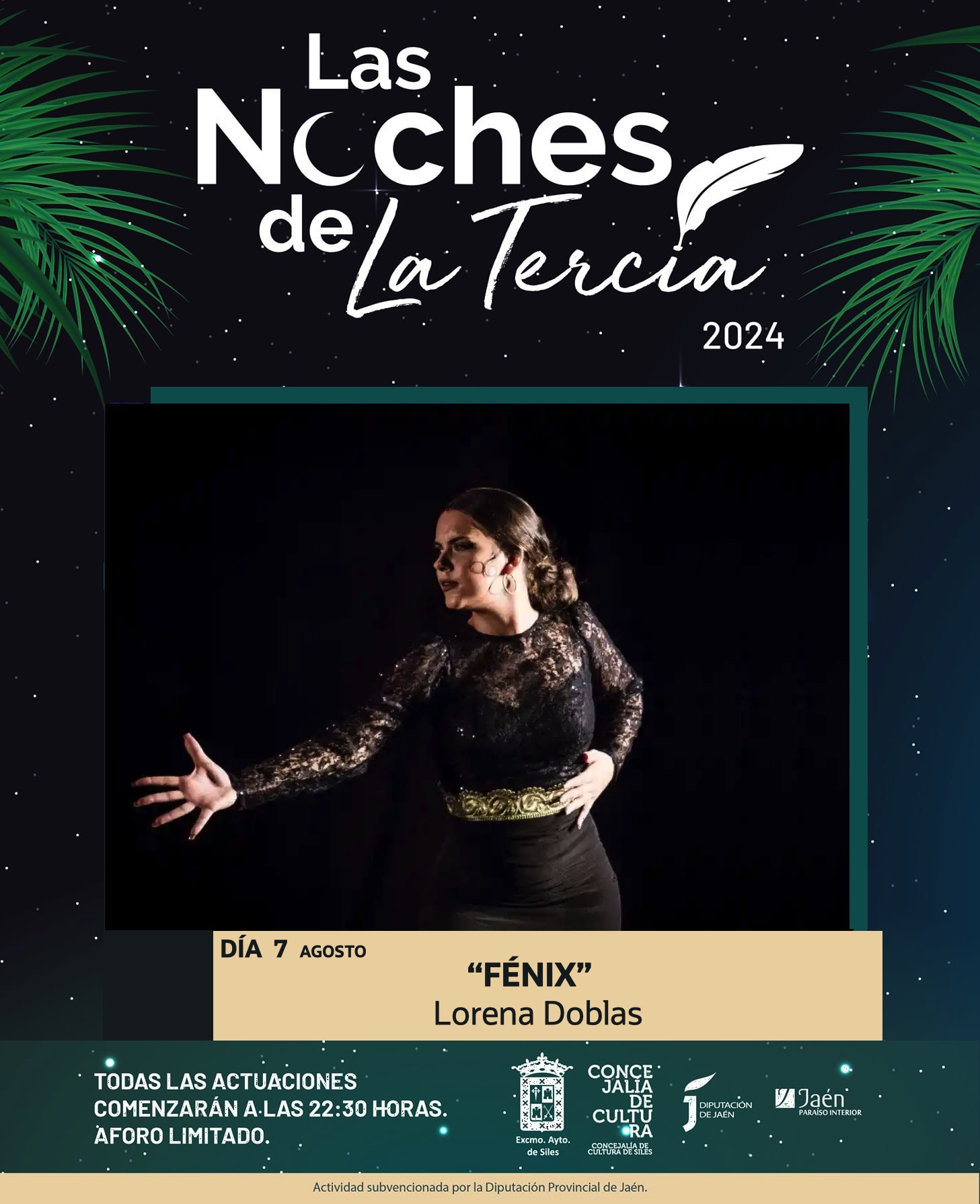 Cartel o imagen de FÉNIX · Las Noches de La Tercia · Acompañando el baile de Lorena Doblas
