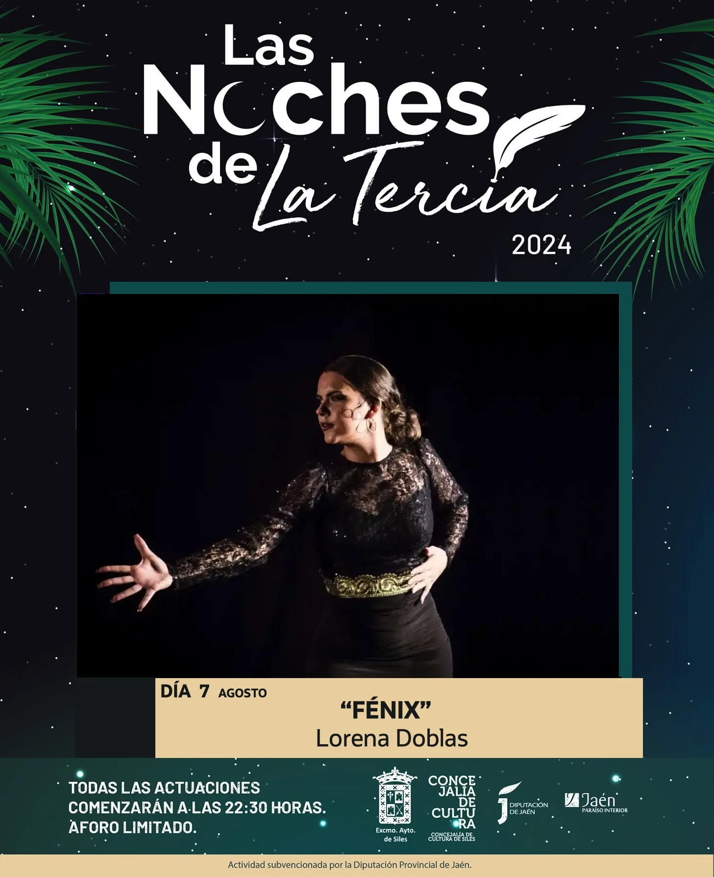 Cartel o imagen de FÉNIX · Las Noches de La Tercia · Acompañando el baile de Lorena Doblas
