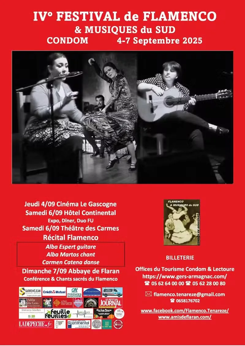 Cartel o imagen de IV Festival de Flamenco y Músicas del Sur · Alba Espert (guitarra flamenca), Alba Martos (cante) y Carmen Catena (baile)