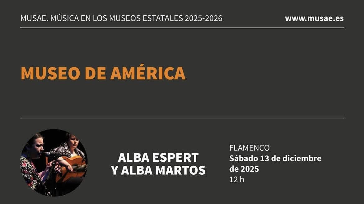 Cartel o imagen de MusaE 2025. Música en los Museos Estatales · América y el Arte Flamenco